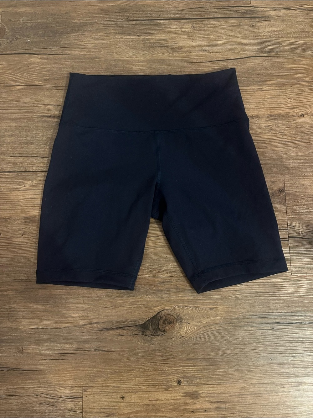 lululemon athletica Black Mid-Rise Bike Shorts
